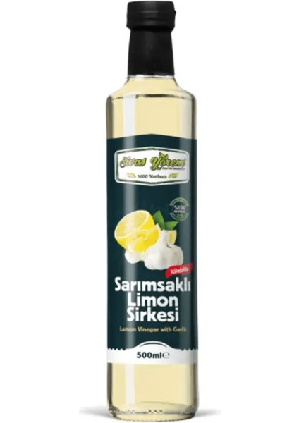 Sarımsaklı Limon Sirkesi 500 ml