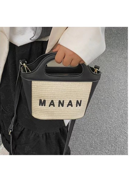 Hasır Dokuma Çanta Niş Sebze Sepeti Mektup Tüm Maç (Yurt Dışından)