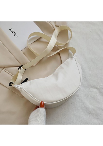 Naylon Messenger Çanta Basit Omuz Kanvas Çanta (Yurt Dışından)