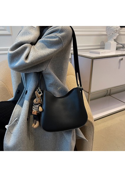 Moda Doku Omuz Çantası Büyük Kapasiteli Retro Bayanlar Messenger Çanta (Yurt Dışından)