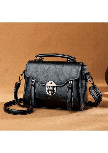 Retro Taşınabilir Omuzdan Askili Çanta Küçük Çok Yönlü Moda Küçük Kare Çanta (Yurt Dışından)