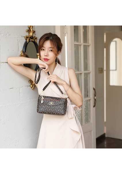 Trendy Kadın Çantası Moda Postacı Çantası Basit Küçük Kare Çanta Omuz (Yurt Dışından) fırsatları