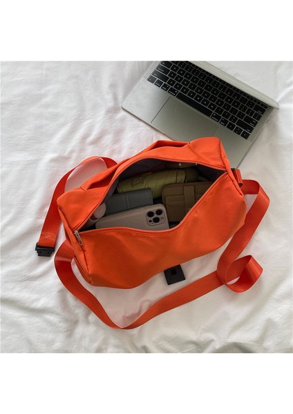 Oxford Kumaş Japon Trendy Marka Askılı Çanta Kadın Omuzdan Askili Çanta Kore Versiyonu Düz Renk Omuzdan Askili Çanta Rahat Geri Tüm Maç Işe Gidip Gelme Çantası (Yurt Dışından) fırsatları