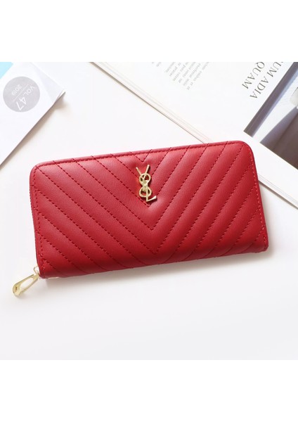 Bayanlar Uzun Fermuarlı Cep Telefonu Çantası Büyük Kapasiteli Cüzdan (Yurt Dışından) fiyatları