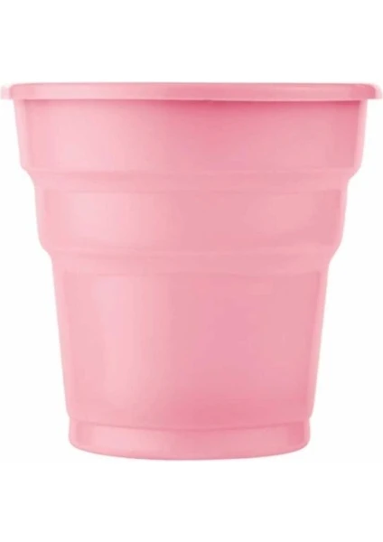 Plastik Meşrubat Bardağı (25 'li) - Pembe