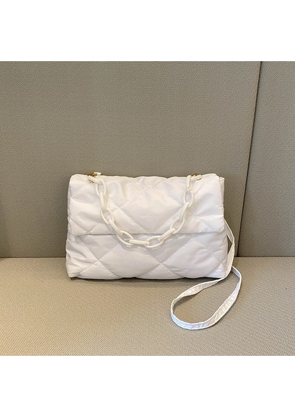 Zincir Çanta Trendy Messenger Rhombus Bayan Çanta Omuz Çantası (Yurt Dışından)