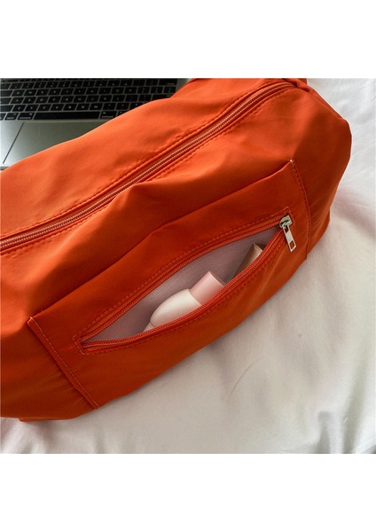 Oxford Kumaş Japon Trendy Marka Askılı Çanta Kadın Omuzdan Askili Çanta Kore Versiyonu Düz Renk Omuzdan Askili Çanta Rahat Geri Tüm Maç Işe Gidip Gelme Çantası (Yurt Dışından) modelleri