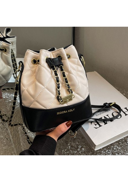 Eşkenar Dörtgen Zincir Moda Üst Düzey Omuz Askılı Çanta (Yurt Dışından)