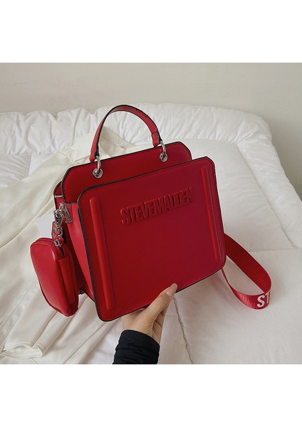 Moda Büyük Kapasiteli Çanta Gündelik Çok Yönlü Omuz Çantası (Yurt Dışından)