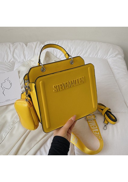 Moda Büyük Kapasiteli Çanta Gündelik Çok Yönlü Omuz Çantası (Yurt Dışından)