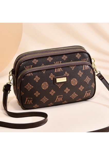 Moda Çok Katmanlı Küçük Çanta Büyük Kapasiteli Retro Tek Omuz Çapraz Vücut Çantası (Yurt Dışından) fiyatları