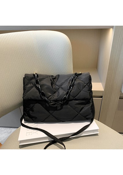 Zincir Çanta Trendy Messenger Rhombus Bayan Çanta Omuz Çantası (Yurt Dışından) modelleri