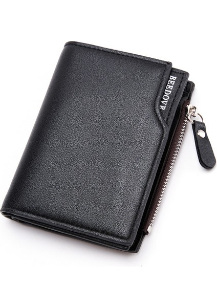Erkek Yeni Fermuarlı Kısa Cüzdan Moda Çıtçıt Cüzdanlar (Yurt Dışından) fiyatları