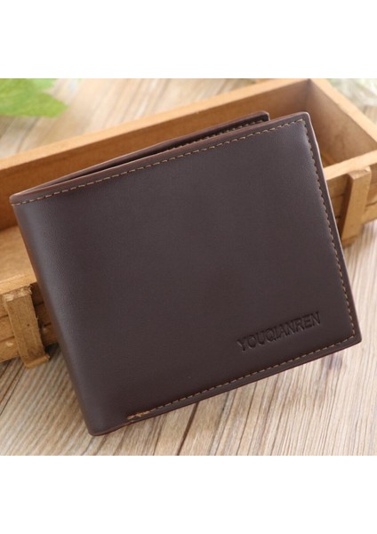 Kısa Üç Katlı Erkek Günlük Iş Cüzdanı (Yurt Dışından)