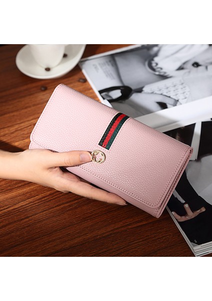 Kadın Uzun Moda Basit Çoklu Kart Yuvası Büyük Kapasiteli Cüzdan (Yurt Dışından) fiyatları