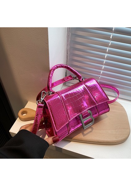 Yeni Harf Baskılı Kum Saati Çanta Trendi Tek Oda Çapraz Çanta (Yurt Dışından) fiyatları