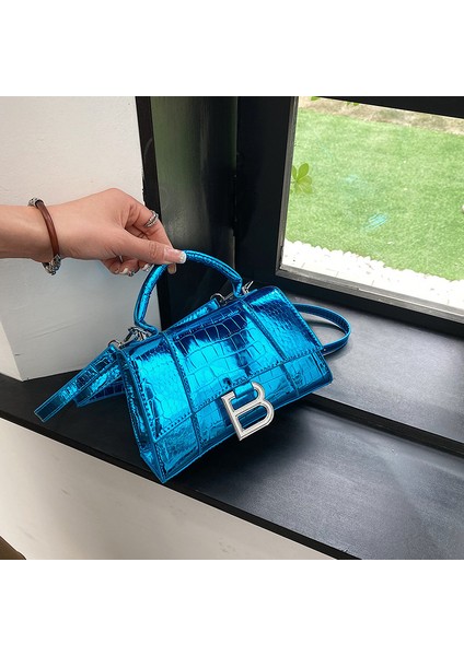 Yeni Harf Baskılı Kum Saati Çanta Trendi Tek Oda Çapraz Çanta (Yurt Dışından)