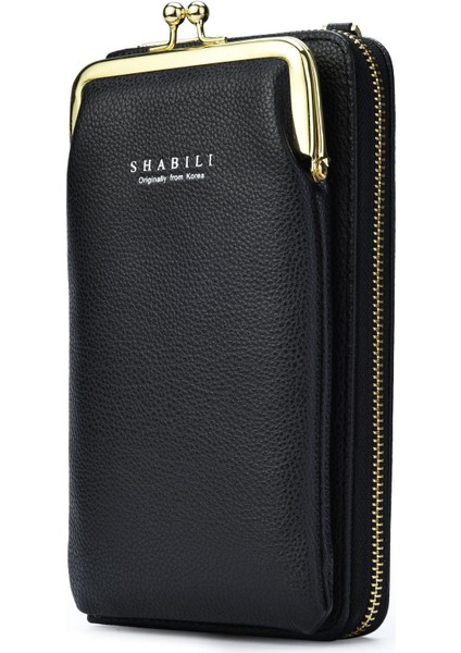 Fermuarlı Moda Messenger Omuz Çantası Büyük Kapasiteli Cep Telefonu Çantası Cüzdan (Yurt Dışından) fiyatları