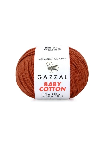 Baby Cotton 3453 Kiremit El Örgü Ipi 50 Gr.