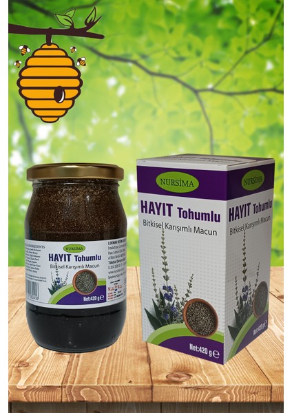 Hayıt Tohumlu Bitkisel Karışımlı Macun 420 gr