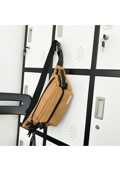 Takım Rüzgar Göğüs Çantası Erkek Üniversite Öğrencisi Küçük Sırt Çantası Fanny Paketi (Yurt Dışından)