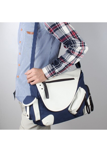 Kanvas Omuz Çantası Messenger Çanta Gençlik Erkek Çantası (Yurt Dışından)