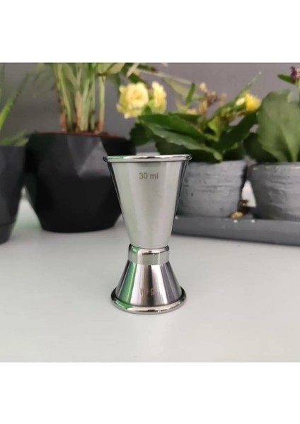 Jigger 1.5/3 cl Kokteyl Ölçeği + Bar Küreği Buz Küreği 4 Adet Bartender Kokteyl Seti modelleri