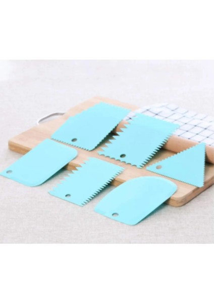 Pasta Dekor Tarağı 6lı + Pasta Dekor Kalemi Seti Pasta Sıvama Tarağı Hamur Kesici Yazı Kalemi indirimleri