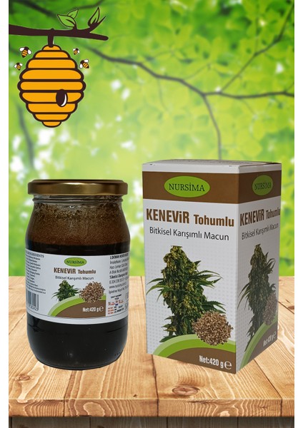 Kenevir Tohumlu Bitkisel Karışımlı Macun 420 gr