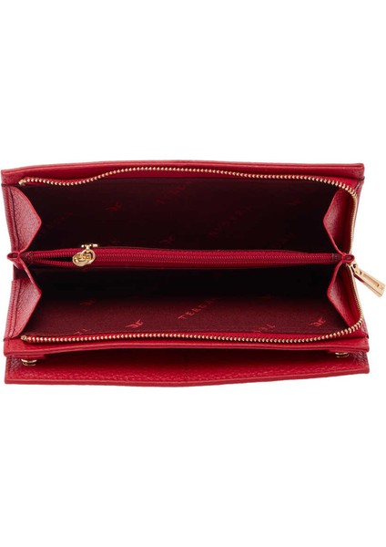 Kırmızı Hakiki Deri Kadın Cüzdan - S1CB00005817-B68 fırsatları