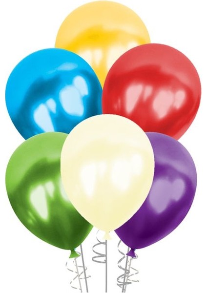 12" Metalik Balon 25'li