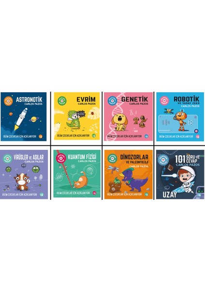 Geleceğin Dahileri Seti 8 Kitap - Carlos Pazos
