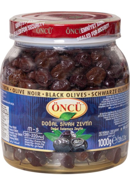 Siyah Yağlı Zeytin (M)-(S) 1 kg