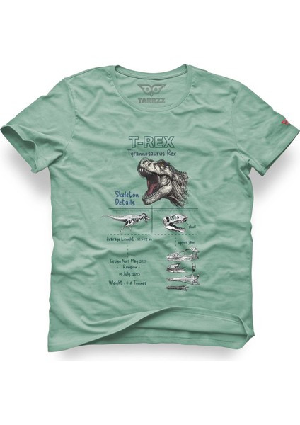 Anatomy T-Rex Tasarım Tişört, Dinazor Baskılı Tasarım Tişört
