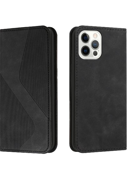 IPhone 15 Için Kılıf Pro Max Pu Deri Folio Kapak Manyetik Cüzdan Kickstand (Yurt Dışından)