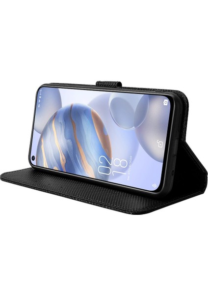 Oukitel C21 Kickstand Kart Tutucu Manyetik Cüzdan Kapak Için Kılıf (Yurt Dışından)