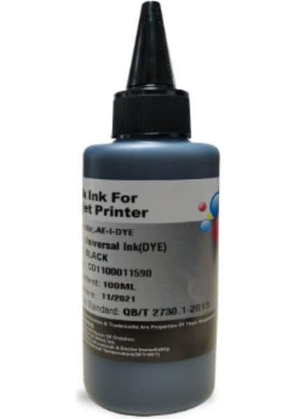 Kartuş Dolum Mürekkep SIYAH-100ML
