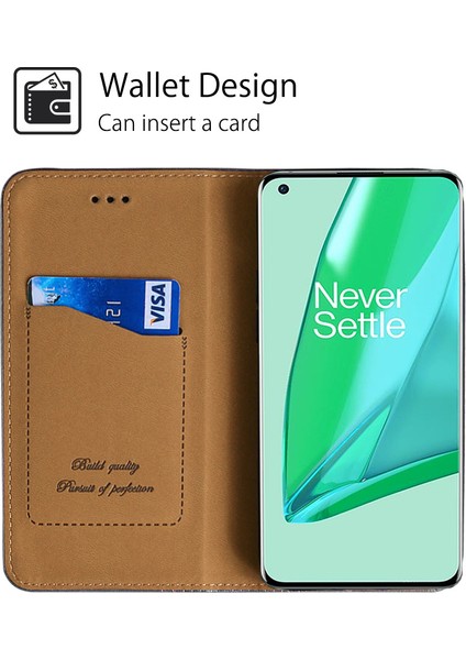 Kart Yuvası ile Oneplus 12 5g Deri Telefon Kılıfı Için Telefon Kılıfı (Yurt Dışından)