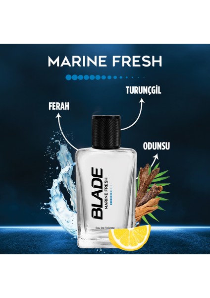 Marine Fresh EDT Erkek Parfüm 70 ml