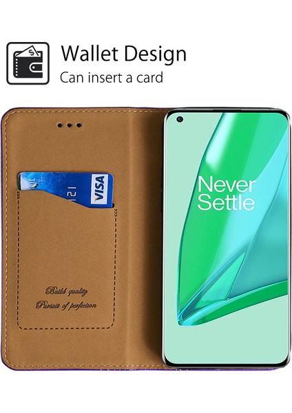 Kart Yuvası ile Oneplus 12 5g Deri Telefon Kılıfı Için Telefon Kılıfı (Yurt Dışından)