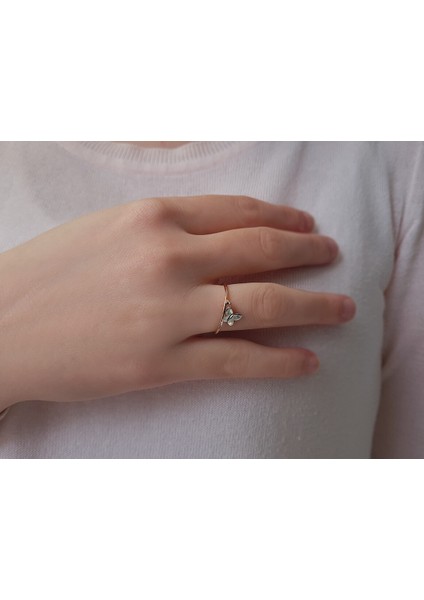 Pırlanta Kelebek Yüzük 0417R0079 indirimleri