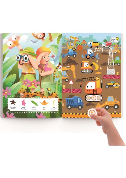 3+ Yaş Sticker Hidden Objects 2'li Set