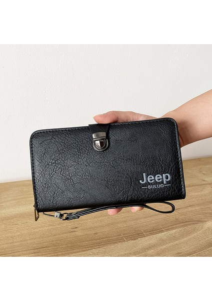Erkek Essential Büyük Kapasiteli Günlük Clutch Cüzdan (Yurt Dışından)