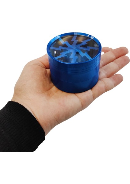 Mavi Renk 63 mm. Grinder Herbal Öğütücüsü Parçalayıcı pt55mv fırsatları
