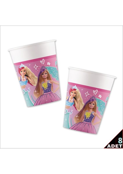 Barbie Fantasy Karton Bardak - 8 Adet fiyatları
