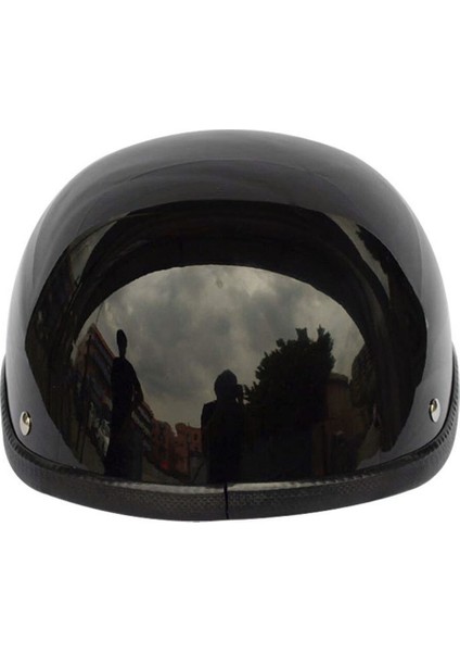 Shopfocus Retro Tarzı Motosiklet Yarım Kask Abs + Pamuk Plastik (Yurt Dışından)