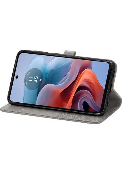 Motorola Moto G34 Zarif Desen Darbeye Dayanıklı Basit Iş Için Kılıf (Yurt Dışından)