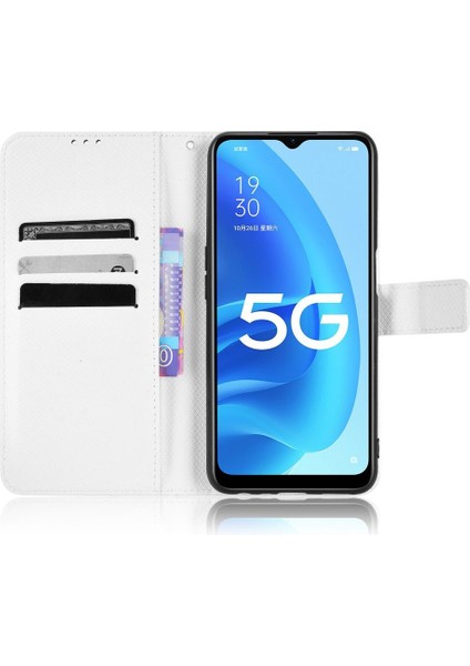 Oppo Oppo 5G/A53S 5g Manyetik Cüzdan Kickstand Kapak Kart Tutucu (Yurt Dışından) modelleri