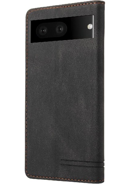 Google Pixel 7A Premium Deri Kickstand Premium Deri Iki Için Kılıf (Yurt Dışından) indirimleri