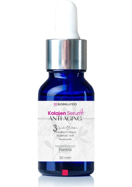 3 Etkili Antı Agıng Kolajen Serum 30 Ml